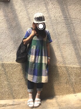 もぴこさん（レディース・160cm）の夏コーディネート