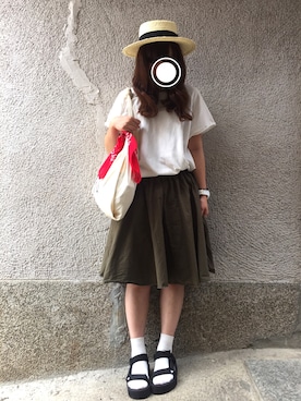 もぴこさん(レディース・160cm)の夏コーディネート