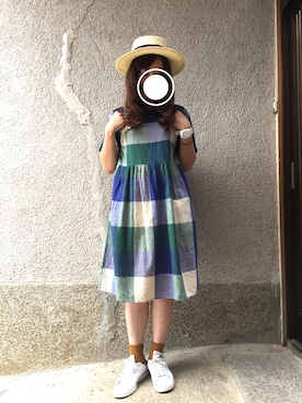 もぴこさん（レディース・160cm）の夏コーディネート