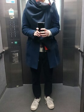 「CONVERSE（コンバース）のCONVERSE コンバース ジャック パーセル / JACK PURCEL（スニーカー）」を使った、るびこさん（メンズ・169cm）の冬コーディネート