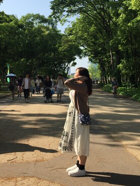 「BKK ORIGINALのアイテム」を使った、dedeさん（レディース・160cm）の秋コーディネート