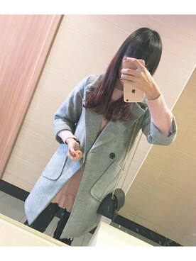 「FENDI（フェンディ）のアイテム（バッグ、ブラック系）」を使った、carriequanさん（レディース）の冬コーディネート