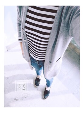 「GAP（ギャップ）のアイテム（アンサンブル）」を使った、carriequanさん（レディース・165cm）の冬コーディネート