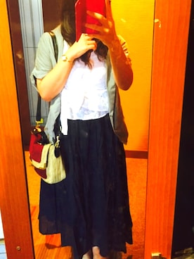 「DOLLUPOOPS（ドールアップウップス）のアイテム（ワンピース、その他）」を使った、SAYA☺︎さん（レディース・164cm）の夏コーディネート