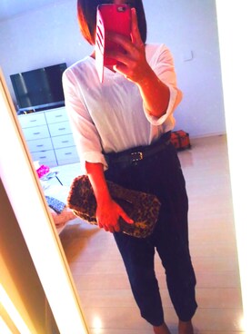 「Planet blue world（プラネットブルーワールド）のアイテム」を使った、SAYA☺︎さん（レディース・164cm）の秋コーディネート