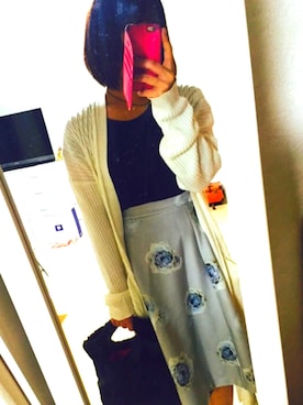 「C.C.CROSS（シーシークロス）のアイテム」を使った、SAYA☺︎さん（レディース・164cm）の秋コーディネート