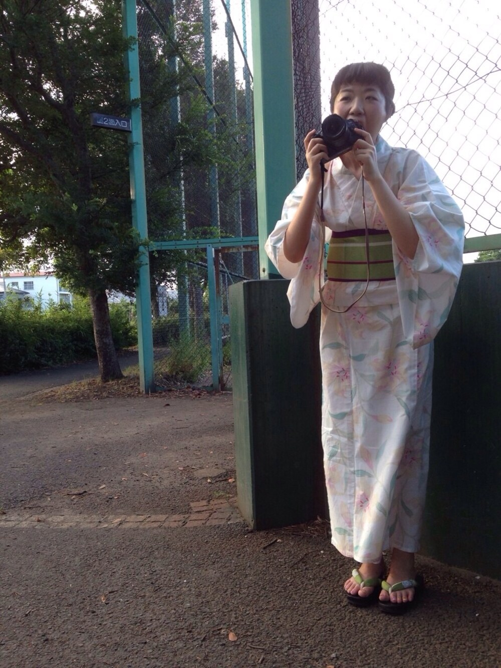 「浴衣、白、花火大会、夏」｜「utataneの浴衣（浴衣、ホワイト系）」を使った、わだあずさん（レディース・166cm）の夏コーディネートの1枚目の写真