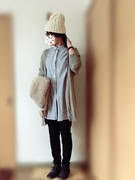 「nappalm（ナップパーム）のアイテム」を使った、matinさん（レディース・163cm）の秋コーディネート