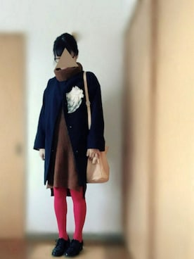 「2月WEARバレンタインカラー(赤or茶)」｜matinさん（レディース・163cm）の冬コーディネート