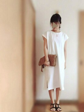 「EDER（エダー）のアイテム」を使った、matinさん（レディース・163cm）の春コーディネート