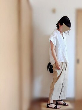 「EDER（エダー）のアイテム」を使った、matinさん（レディース・163cm）の夏コーディネート