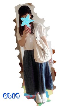 s y ⍤⃞さん(レディース・162cm)の夏コーディネート