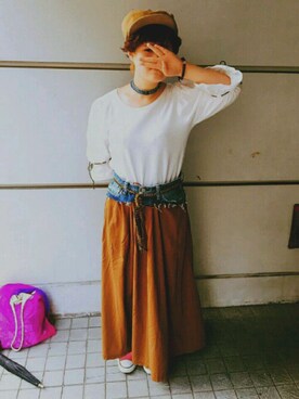 「チョーカー」｜ぱぁさん（レディース・160cm）の秋コーディネート