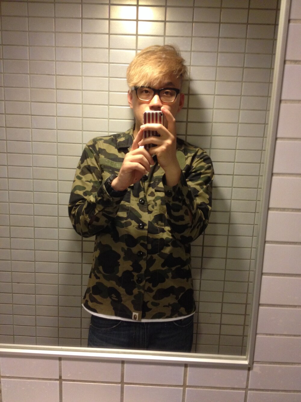 「NEIGHBORHOOD、A BATHING APE、Bape」｜「A BATHING APEのアイテム（シャツ/ブラウス、その他）」を使った、Hung Yo Leeさん（メンズ・176cm）の夏コーディネートの1枚目の写真