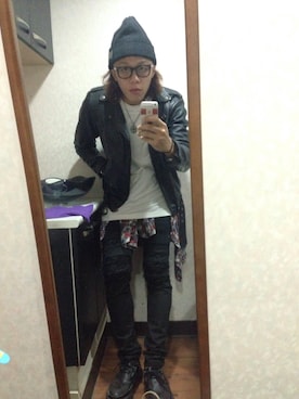 「BRIDGE（ブリッジ）のアイテム」を使った、MR.Bさん（メンズ・176cm）の秋コーディネート