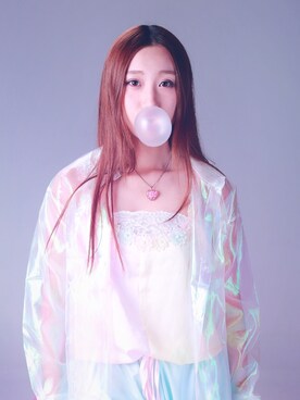 「blingbling」｜💖Pinky軟軟ちゃんさん（レディース・160cm）の夏コーディネート
