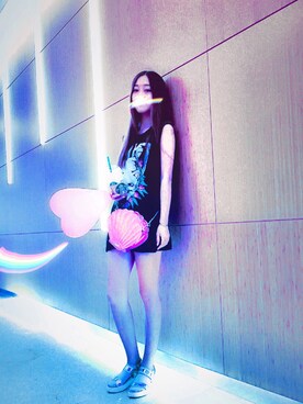 「萌え」｜💖Pinky軟軟ちゃんさん（レディース・160cm）の夏コーディネート