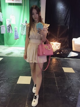 「萌え」｜💖Pinky軟軟ちゃんさん（レディース・160cm）の夏コーディネート