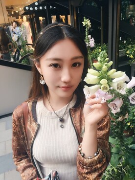 「Kawaii」｜「アイテム（ジャケット/アウター）」を使った、💖Pinky軟軟ちゃんさん（レディース・160cm）の夏コーディネート