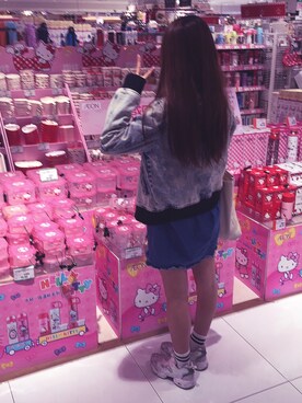 「Kawaii」｜「アイテム（ジャケット/アウター）」を使った、💖Pinky軟軟ちゃんさん（レディース・160cm）の夏コーディネート