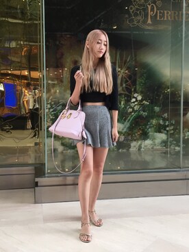 「blingbling」｜💖Pinky軟軟ちゃんさん（レディース・160cm）の夏コーディネート