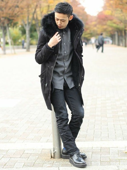 田中 Studiousのモッズコートを使ったコーディネート Wear