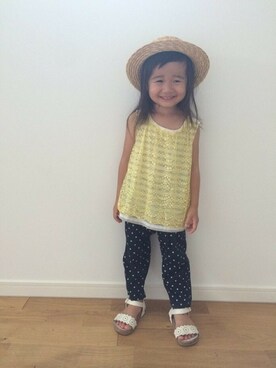 すみれさん(キッズ・100cm)の夏コーディネート