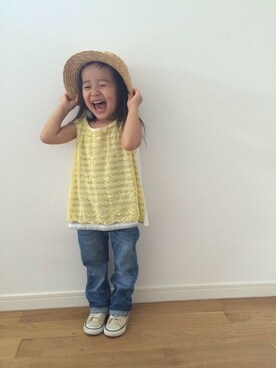 すみれさん(キッズ・100cm)の秋コーディネート