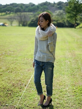 「goa（ゴア）のアイテム」を使った、goa-snapさん（レディース・166cm）の秋コーディネート