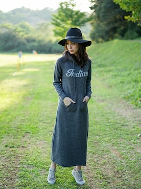 「goa（ゴア）のアイテム」を使った、goa-snapさん（レディース・166cm）の冬コーディネート