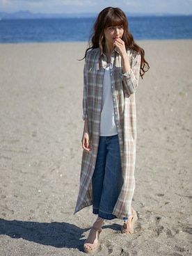 「ガウチョパンツ」｜goa-snapさん（レディース・169cm）の春コーディネート