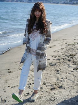 「goa（ゴア）のアイテム」を使った、goa-snapさん（レディース・169cm）の春コーディネート