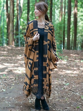 「goa（ゴア）のアイテム」を使った、goa-snapさん（レディース・166cm）の秋コーディネート