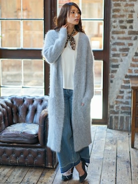 「ロングカーディガン」｜goa-snapさん（レディース・170cm）の秋コーディネート