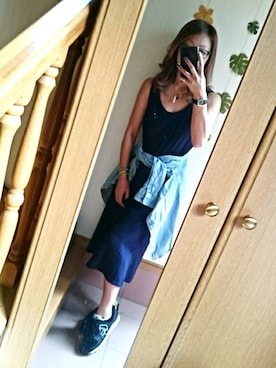 「sangacio（サンガッチョ）のアイテム」を使った、umekoさん（レディース・162cm）の秋コーディネート