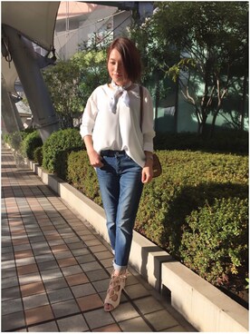 「andemiu」｜yuka.Nさん（レディース・155cm）の冬コーディネート