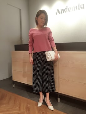「andemiu」｜yuka.Nさん（レディース・155cm）の冬コーディネート