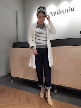 「andemiu」｜yuka.Nさん（レディース・155cm）の冬コーディネート