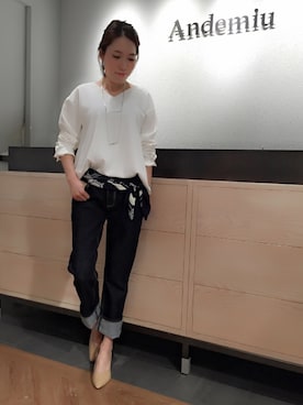 「andemiu」｜yuka.Nさん（レディース・155cm）の春コーディネート