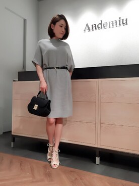「andemiu」｜yuka.Nさん（レディース・155cm）の春コーディネート