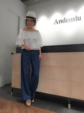 「white」｜yuka.Nさん（レディース・155cm）の春コーディネート