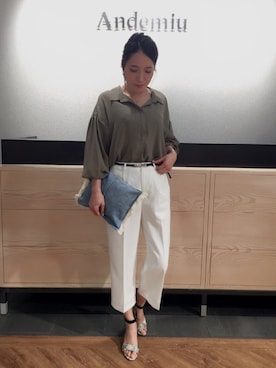 「andemiu」｜yuka.Nさん（レディース・155cm）の春コーディネート