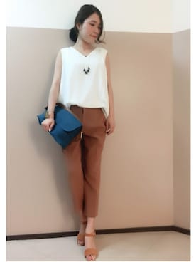 「andemiu」｜yuka.Nさん（レディース・155cm）の春コーディネート