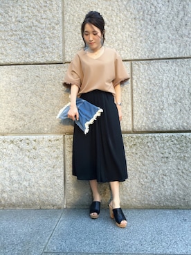 yuka.Nさん（レディース・155cm）の夏コーディネート