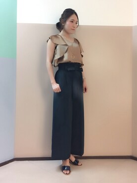 yuka.Nさん（レディース・155cm）の夏コーディネート