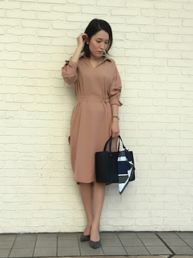 「andemiu」｜「アイテム（財布/小物）」を使った、yuka.Nさん（レディース・155cm）の秋コーディネート