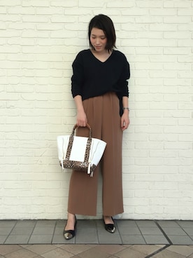 yuka.Nさん（レディース・155cm）の秋コーディネート