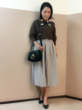 「andemiu」｜「アイテム（財布/小物）」を使った、yuka.Nさん（レディース・155cm）の秋コーディネート