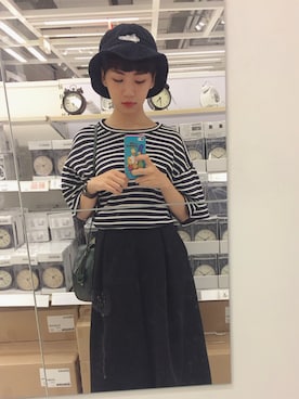 「REMIX（リミックス）のアイテム」を使った、Yuanさん（レディース・151cm）の秋コーディネート