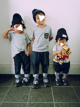 m*さん（キッズ・110cm）の秋コーディネート